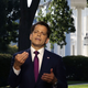 Former White House Communications Director Anthony Scaramucci speaks on a morning television show, from the north lawn of the White House on July 26, 2017 in Washington, DC.